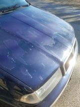 UV degraded automotive paint